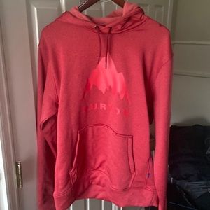 Red burton hoodie